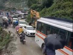 
      
      Uttarakhand Police clear debris near Gulabkoti, Pagalnala
      
      