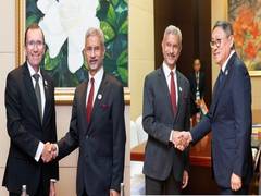 
      
      EAM Jaishankar meets counterparts from Norway, Cambodia in Laos 
      
      