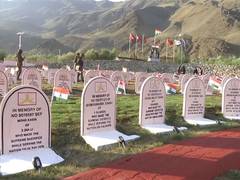 
      
      Drass: Families of soldiers pay tribute to soldiers
      
      