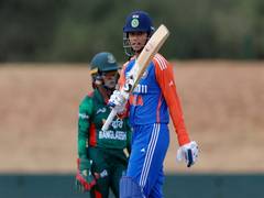 
      
      Women's Asia Cup: India seal place in final with 10-wicket win
      
      