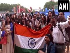 
      
      Fans cheer for Indian athletes participating at Paris Olympics
      
      