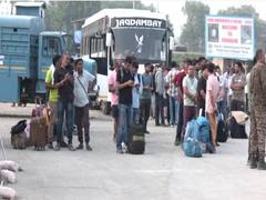 
      
      Another batch of pilgrims leave for Amarnath Yatra
      
      