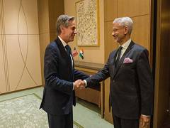 
      
      EAM Jaishankar meets US Secretary Blinken ahead of Quad meeting
      
      