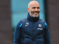 
      
      Chelsea head coach Maresca reacts to defeat against Celtic 
      
      