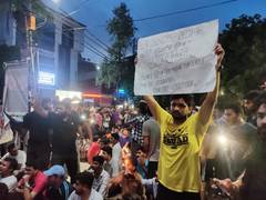 
      
      Delhi coaching centre tragedy: Students hold candle march
      
      