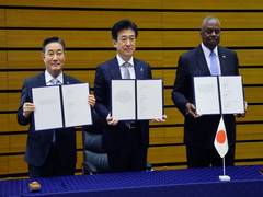 
      
      US, Japan, S Korea ink “first of its kind in 15 years” agreement
      
      