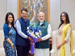 
      
      Maharashtra Deputy CM Devendra Fadnavis meets PM Modi
      
      