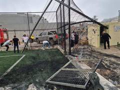 
      
      Palestinians flee from Bureij,  Nuseirat refugee camp
      
      