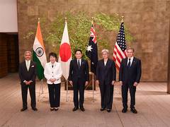 
      
      EAM Jaishankar calls on Japan PM at Quad meet
      
      