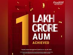 
      
      Prudent Surpasses Landmark Rs 1 Lakh Crore in Mutual Fund AUM
      
      