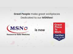 
      
      MSN Laboratories Earns Great Place to Work® Certification: A Cele
      
      