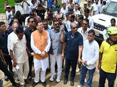 
      
      CM visit temporary relief camp in Tehri took stock of arrangement
      
      