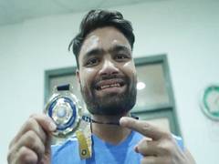 
      
      Rinku Singh bags 'Fielder of the Series' award
      
      