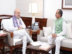 
      
      New Rajasthan BJP Chief Madan Rathore meets Amit Shah
      
      