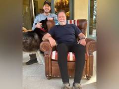 
      
      Chris Pratt celebrates Arnold Schwarzenegger's birthday
      
      