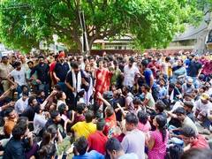 
      
      AAP leader Atishi meets students protesting over deaths of 3 UPSC
      
      