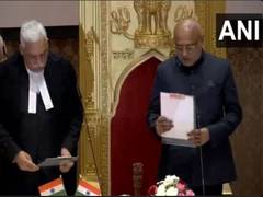 
      
      CP Radhakrishnan takes oath as 21st Governor of Maharashtra
      
      