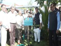 
      
      CM Himanta Biswa Sarma participates in a tree plantation program 
      
      