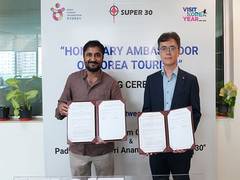 
      
      Super 30 founder Anand Kumar to be Korean Tourism Ambassador
      
      