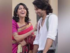 
      
      Shahid Kapoor extends heartfelt birthday wishes to Mrunal Thakur
      
      