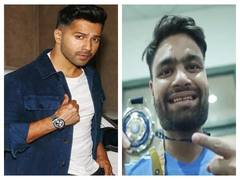 
      
      'God's plan baby!' Varun Dhawan praises cricketer Rinku Singh
      
      