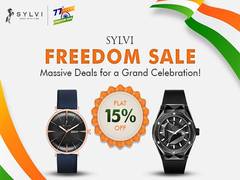
      
      Sylvi Announces Massive Freedom Sale on Watches 
      
      