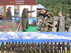 
      
      Chinar Corps Commander reviews security situation in Kashmir
      
      