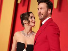 
      
      Chris Evans explains why his dog Dodger didn’t attend his wedding
      
      