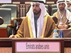 
      
      On behalf of UAE President, Sheikh Shakhboot bin Nahyan attends i
      
      