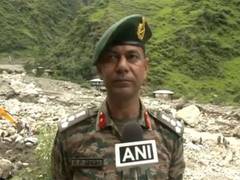 
      
      Indian Army Brigadier RP Singh visits cloudburst-hit Samej 
      
      