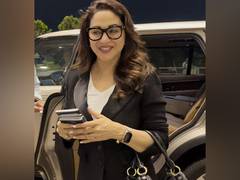 
      
      Airport spotting: Madhuri Dixit opts for boss lady look
      
      