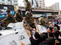 
      
      Hasina resigns, protestors storm B'desh PM's residence
      
      