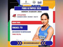 
      
      Paris Olympics: Kiran Pahal to compete in women's 400 m repechage
      
      