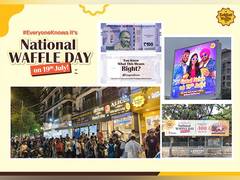 
      
      The Belgian Waffle Co Registers 5 lakh footfall
      
      