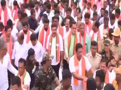 
      
      BJP and JDS enter fourth day of 'padayatra' against alleged MUDA 
      
      