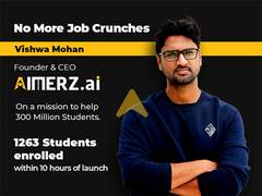
      
      Ex- CIO Physics Wallah Vishwa Mohan Launches AIMERZ.ai
      
      