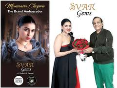 
      
      SVAR Gems Introduces Mannara Chopra as Brand Ambassador
      
      