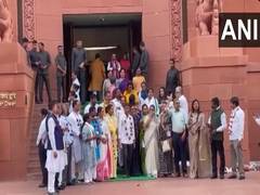 
      
      Opposition protests against price rise of onions
      
      