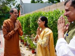 
      
      Uddhav Thackeray visit Sunita Kejriwal during his three-day Delhi
      
      