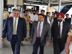 
      
      ECI delegation arrives in J-K to review poll-preparedness
      
      