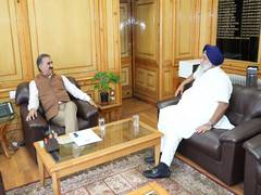 
      
      SAD leader Sukhbir Badal pays courtesy call to HP CM in Shimla
      
      