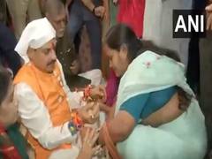 
      
      Madhya Pradesh: Women tie Rakhi to CM Mohan Yadav at CM house
      
      