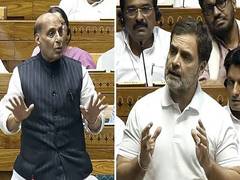 
      
      LoP Rahul Gandhi asks about Ukraine, Gaza situation to Rajnath
      
      