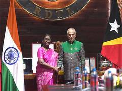 
      
      President Murmu, Timor Leste counterpart hold bilateral meeting
      
      