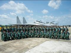 
      
      IAF contingent returns from Exercise Udara Shakti in Malaysia
      
      