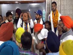 
      
      India Hockey players reach Amritsar 
      
      
