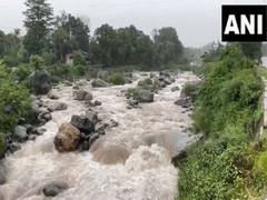 
      
      Rain lashes Dharamshala city, rivers in spate
      
      
