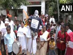 
      
      UP: People carry out protest march in Varanasi, Ayodhya 
      
      