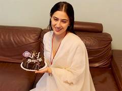 
      
      Sara Ali Khan celebrates birthday with paps
      
      
