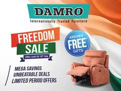
      
      Damro Furniture announces launch of Freedom Sale Campaign
      
      